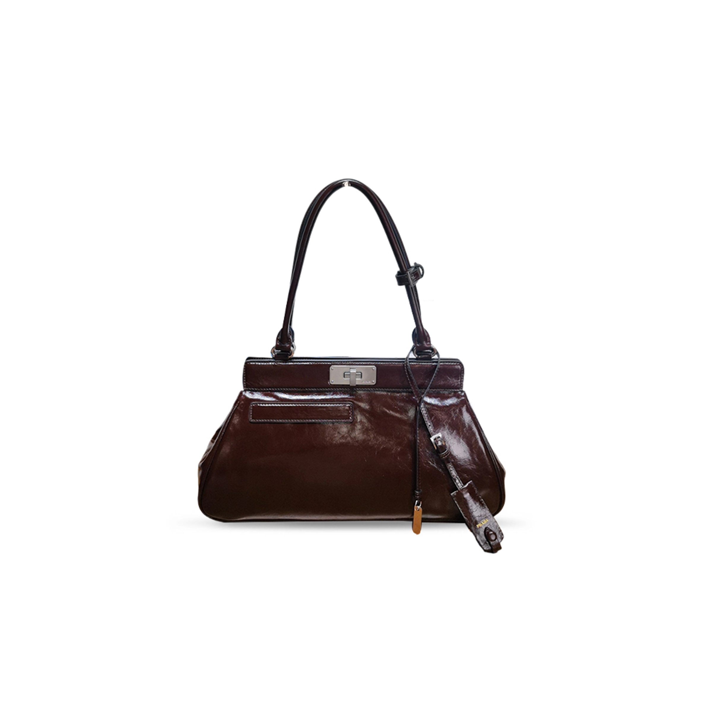 PRADA MEDIUM LEATHER TOTE BAG 1BG569 (38*21*8cm)